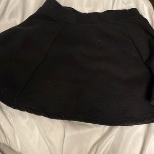 Black skater skirt